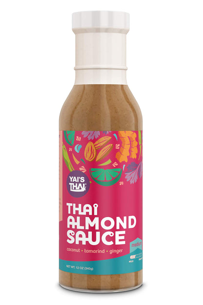 Yais Thai Almond Sauce 12 Ounce Bottle