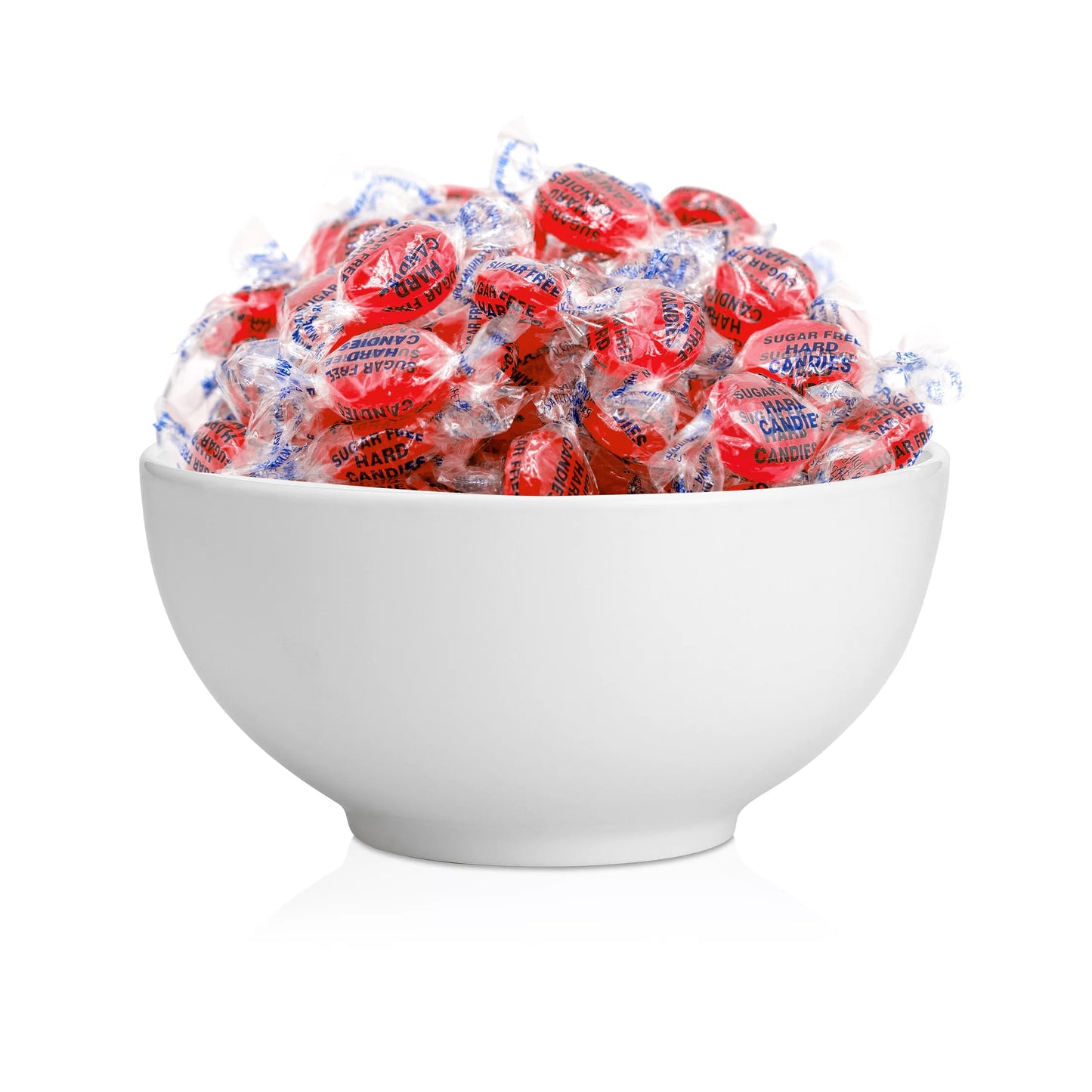 Sugar-Free Cinnamon Discs Hard Candy - 1 Pound Pack (About 80 Count) - Individually Wrapped