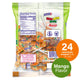Colombina Bon Bon Bum Lollipops W/Bubble Gum Center, Mango Flavor, Individually Wrapped, Ideal For Party Favors And Gifts, 1 Pack (24 Count)