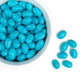 Blue Jelly Beans, 2 Pound Bulk Bag, Blueberry Flavor, Blue Candy, The Hampton Popcorn & Candy Company