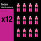 Vitaminwater Focus Electrolyte Enhanced Water W/Vitamins, Kiwi-Strawberry Drinks, 20 Fl Oz, 12 Pack