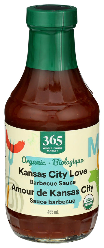365 by Whole Foods Market, BBQ Sauce Kansas City Organic, 18 Ounce