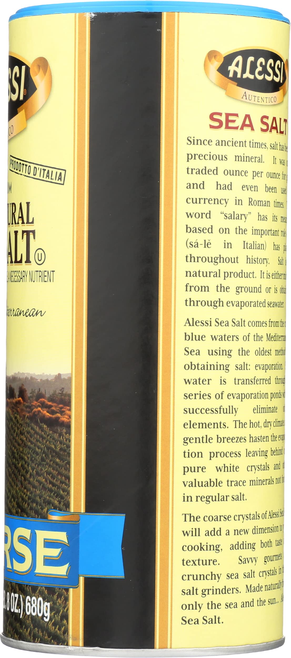Alessi Natural Mediterranean Coarse Sea Salt