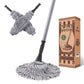 Eyliden Mop With 2 Reusable Heads, Easy Wringing Twist Mop, With 57.5 Inch Long Handle, Wet Mops For Floor Cleaning, Commercial