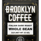 BROOKLYN COFFEE Whole Bean, Italian Dark Roast (2lb) Extra Strong, Delicious Taste, Heavenly Aroma - Fresh Bulk Coffee Beans Roasted Weekly in NYC