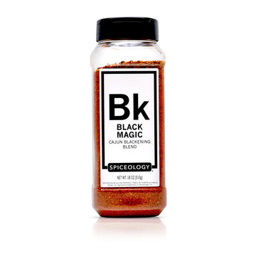 Spiceology - Black Magic - Cajun Blackening Spice Blend - Spicy Creole Dry Rub and Seasoning - Use On: Beef, Chicken, Mac N' Che