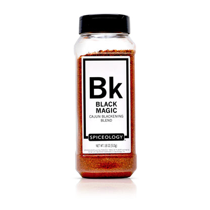 Spiceology - Black Magic - Cajun Blackening Spice Blend - Spicy Creole Dry Rub and Seasoning - Use On: Beef, Chicken, Mac N' Che