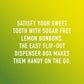 Swiss Imports Sugar Free Bonbons Hard Candy Drops, Lemon, 17.6 Oz/ 500G Bocca Box With 200 Individually Wrapped Pieces