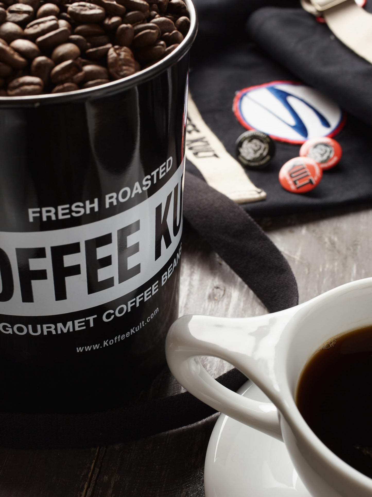 Koffee Kult Dark Roast Whole Bean Coffee - Small Batch Gourmet 100% Arabica - 5 Pound Pack