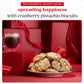 David'S Cookies Cranberry Pistachio Biscuits Sweet Sampler Tin - Irresistible Crunch, Snacks And Bakery Treats - Ideal For Snack
