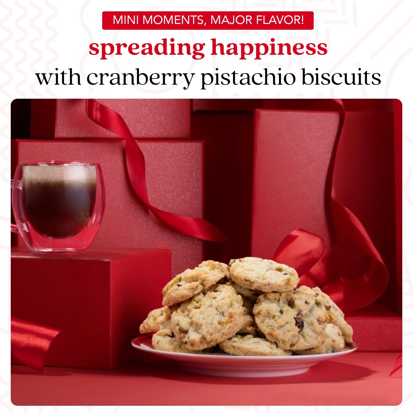 David'S Cookies Cranberry Pistachio Biscuits Sweet Sampler Tin - Irresistible Crunch, Snacks And Bakery Treats - Ideal For Snack