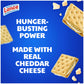 Lance Sandwich Crackers, Captains Wafers White Cheddar, 10 Individual Packs, 6 Sandwiches Each