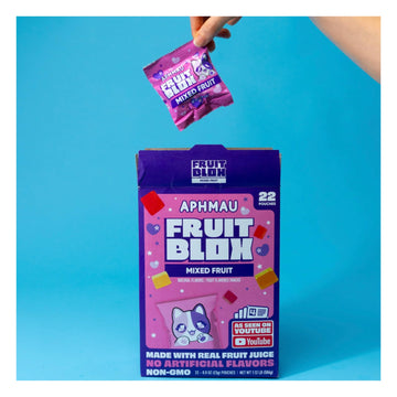 Generic Fruits Blox Mixed Fruit Snacks, 2 Boxes, 22 Count Each Box | Aphmauu | Ninja Kidx | Unspeakable (Aphmauu Mixed Fruit)