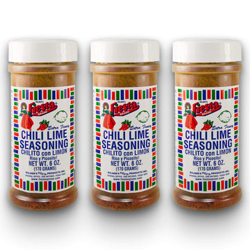 Bolner's Fiesta Mexican Seasonings & Spices 4.5oz - 7oz (Pack of 3) Choose Flavor Below (Chili Lime Seasoning 6oz)
