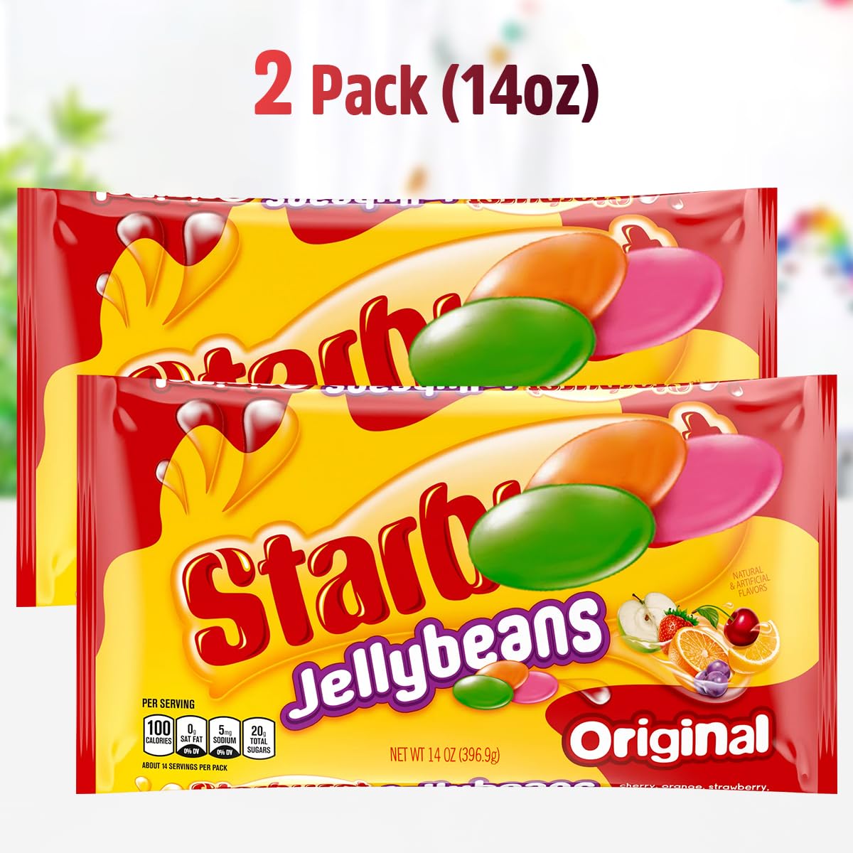 Jelly Beans Candies Smiling Sweets for Kids - Delicious Original Jellybeans Treat Great for Party Favors, Movie - All of the Fav