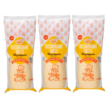 Restaurant Taste Mayonnaise- 3pack, Mild and Rich taste Mayonnaise. Use it in various dishes such as sandwiches, salads, dips, p