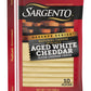 Sargento Reserve Series Natural Aged White Cheddar Sliced Cheese, 10 Slices