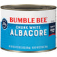 Bumble Bee Chunk White Albacore Tuna in Water, 66.5 oz Bulk Food Service Can - Wild Caught Tuna - 20g Protein per Serving, High 