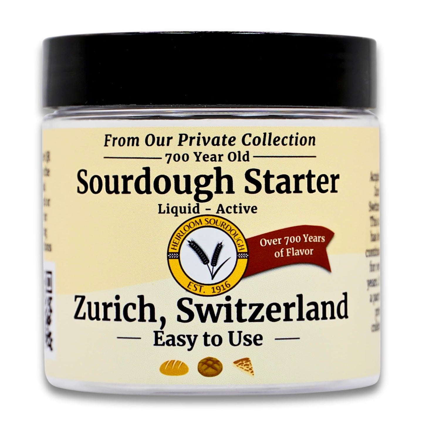 700 Year Old Swiss Sourdough Starter | Heirloom Sourdoughs Private Collection | Easy to follow instructions | Includes detailed