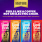 Liquid Death Sparkling Energy - Scary Strawberry (Strawberry and Lemon Flavor)  Sugar-Free Energy Drink  Unextreme Caffeine 100mg  Essential Vitamins  12 Fl Oz (Pack of 12)