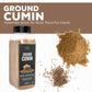 Fresh Finest Ground Cumin - Premium Quality, All-Natural, Non-GMO, Gluten-Free, Kosher - 12oz