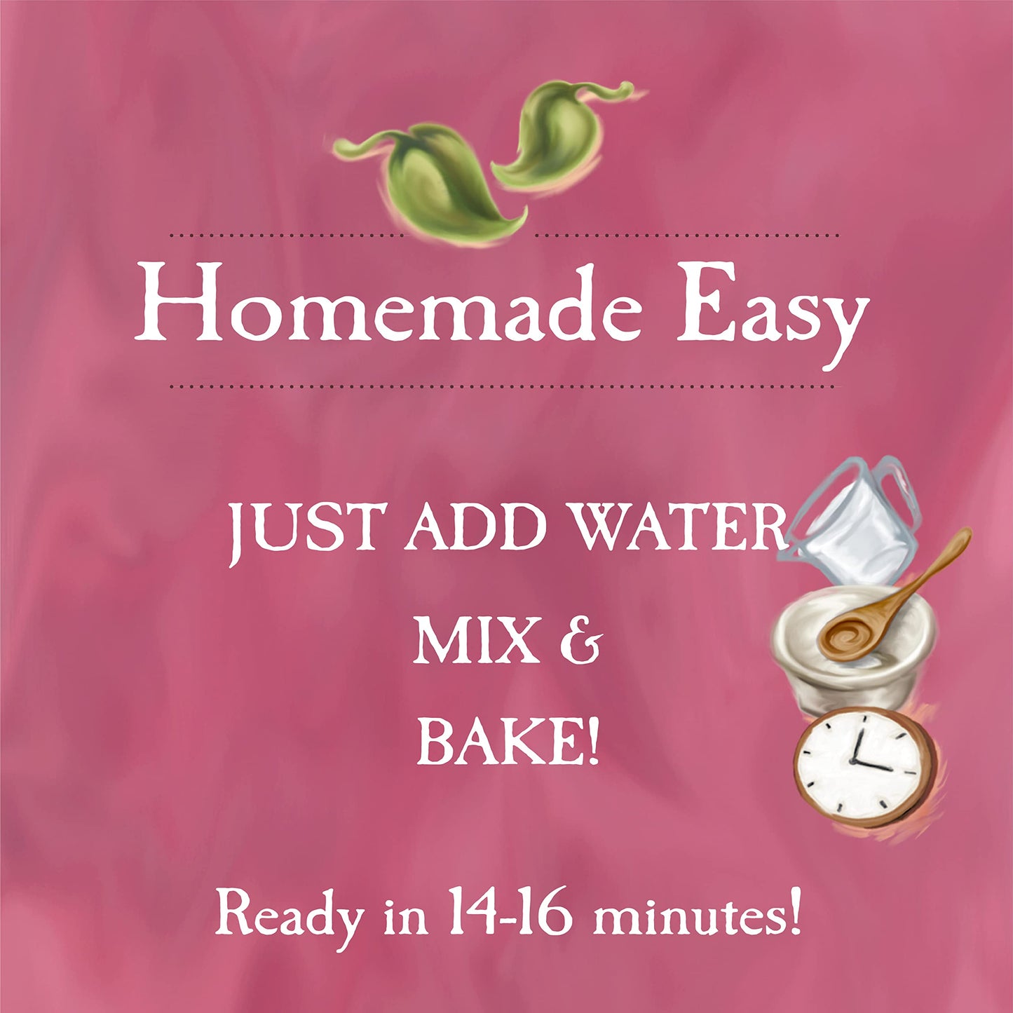English Scone Mix, Raspberry White Chocolate by Sticky Fingers Bakeries - Easy to Make English Scones Fresh Baked, Makes 12 Scon