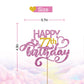 Pink Glitter Happy 77Th Birthday Cake Topper, Seventy Seven Years Old Birthday Party Cake Decor, Gold Number 77 Birthday Party S