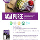 Especial Fruits Acai Berry Puree for Smoothies and Bowls, 276 Fl Oz, Pack of 1