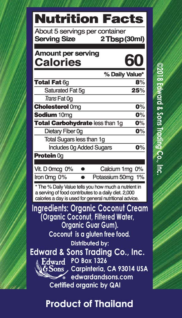 Native Forest Organic Coconut Cream, Dairy Free, Non-GMO, 5.4 Fl Oz (Pack of 12)