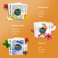 Olinda Health & Vitality Tea Gift Box - Organic Tea Bags, Low Caffeine, 45 Count, Premium Variety Pack, Individually Wrapped