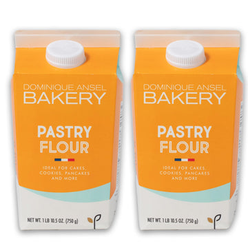 Fine French Pastry Flour, 2 Pack, by Dominique Ansel & Grands Moulins De Paris, T55 Soft White Wheat Flour From France, Ideal fo