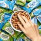 The Happy Snack Company Crunchy Chickpeas Variety Pack 24 X 1 Oz ( Sea Salt & Balsamic Vinegar Flavor And Lime & Cracked Pepper