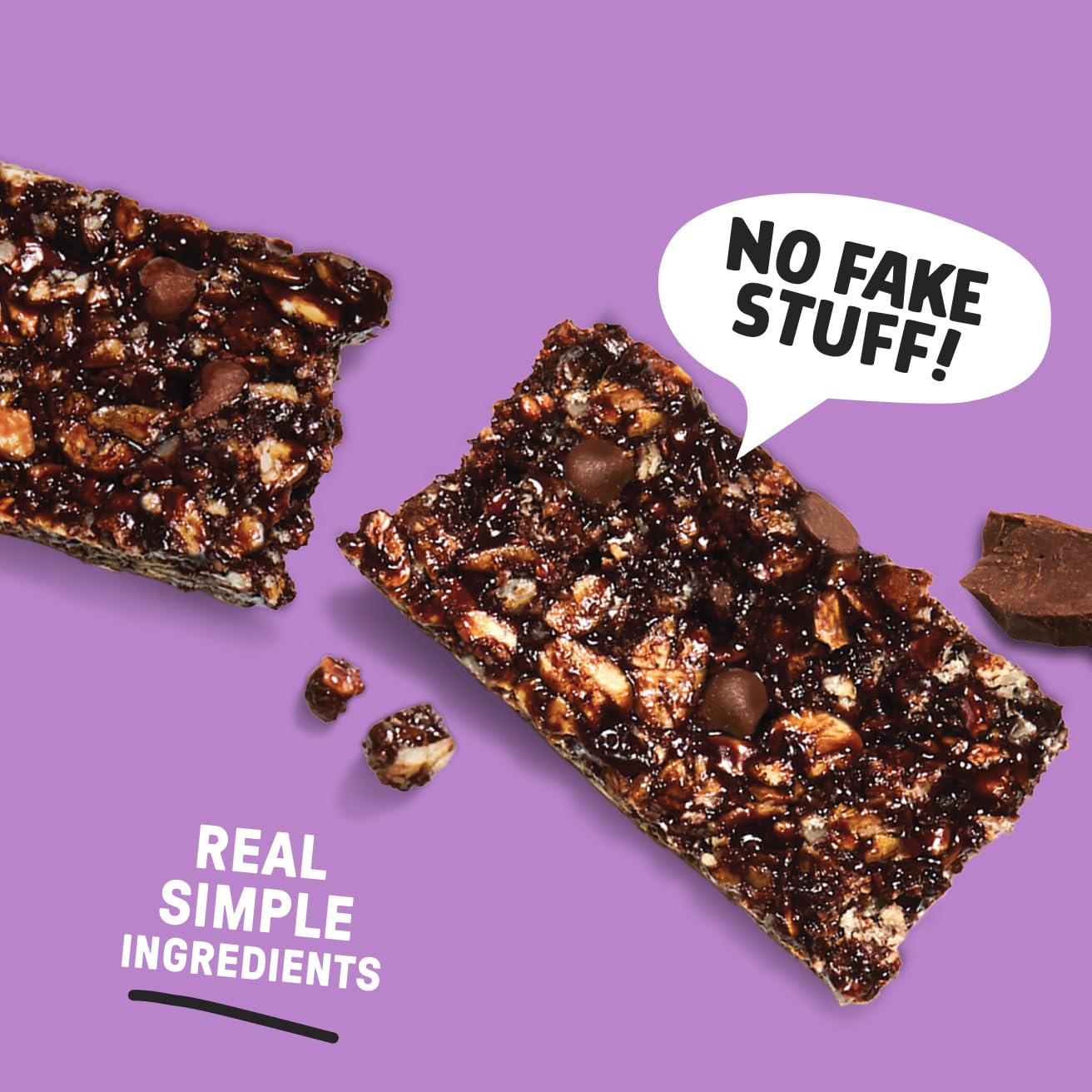 Junkless Chocolate Chip & Double Chocolate Chewy Granola Bars Twin Pack - Less Sugar  Great Tasting  Wholesome Snacks - 1.1 oz. Bars