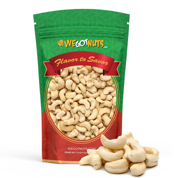 Raw Whole Unsalted Cashews - enhanced Quality Kosher Raw Cashews By We Got Nuts - Oil-Free Natural  Healthy & Diet-Friendly Snack - Gourmet Savory Flavor - Air-Tight Resealable Bag Package - 4 lbs