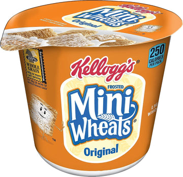 Kellogg'S Breakfast Cereal, Frosted Mini Wheats, Single-Serve, 6 Cups/Box