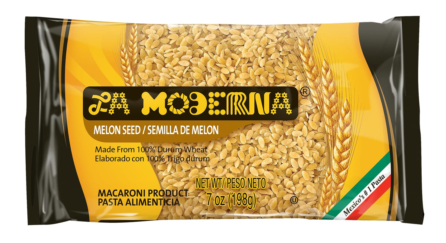 La Moderna, Conchas, Pasta, Hecha Con Sémola De Trigo Durum, Enriquecida Con Vitaminas Y Hierro, 7 Oz, Pack De 20