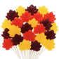 Autumn Leaf Lollipops  Individually Wrapped Thanksgiving and Fall 2025 Themed Candy  Caramel  Green Apple  and Maple Cinnamon  24 Suckers