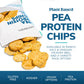 Wonderslim Pea Protein Chips, Hickory BBQ | 10g Plant Protein, 120 Calories | Low Carb, Low Sugar, Vegan | Healthy Chips, Smart