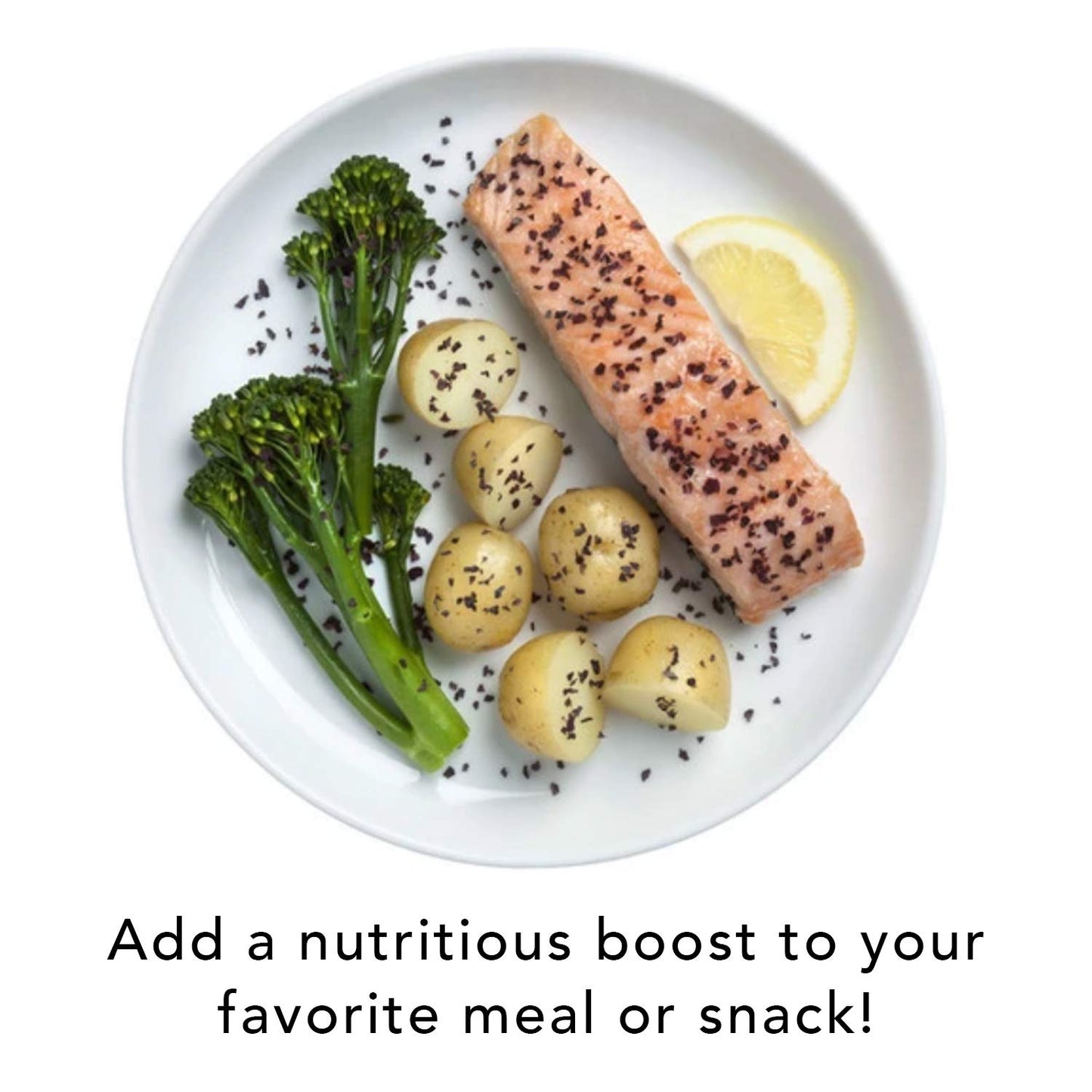 Organic Dulse Flakes - Sun Dried, Wild Crafted, North Atlantic Dulse - Palmaria Palmata (4 oz)