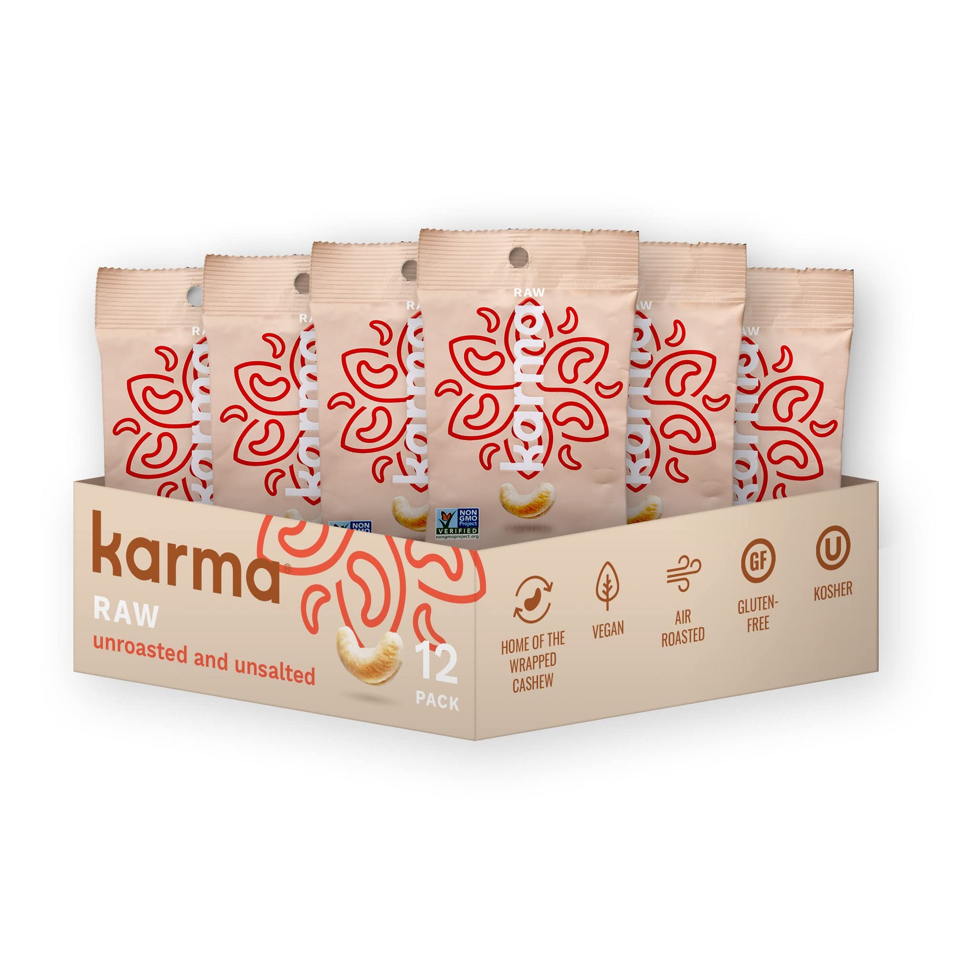 Raw Jumbo Cashews by Karma Nuts, Whole, Vegan, Gluten Free, Low Net Carb, Natural, No Sugar Added, Keto Friendly, Everyday Nut S