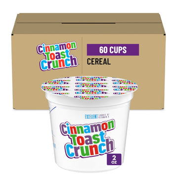 Cinnamon Toast Crunch Cup Cereal, 2 Oz (Pack of 60)