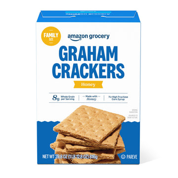 Amazon Grocery Honey Graham Crackers, 28.8 Oz, Pack of 1