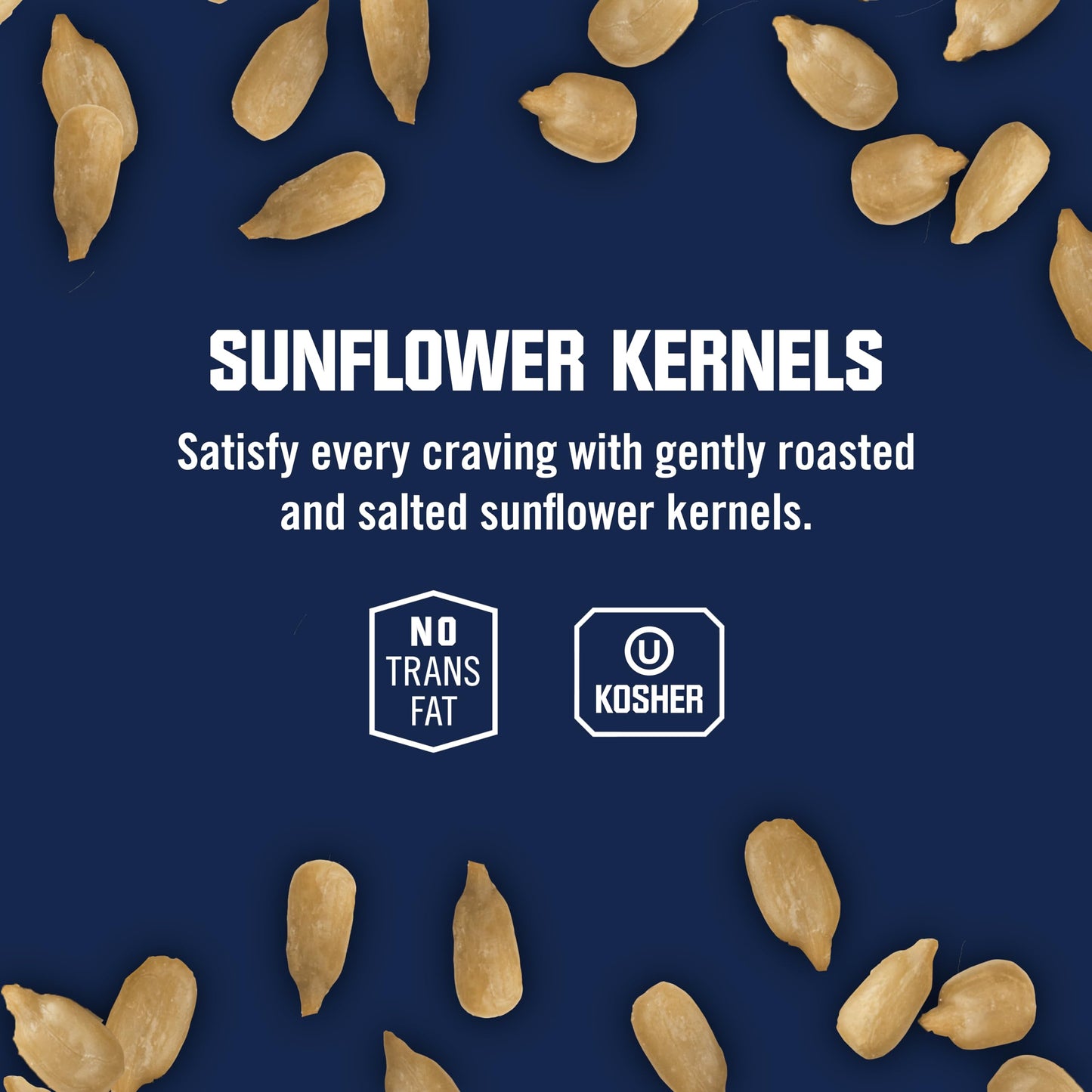 Kars Nuts Roasted & Salted Sunflower Kernels, 2 oz Individual Snack Packs - Bulk Pack of 72, Gluten-Free Snacks