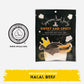 Supreme Beef Jerky, Halal Beef Jerky, Zabiha Halal Certified Beef, Handcrafted Gourmet Meat Snacks, 2.5 Oz Sweet And Spicy, 2.5