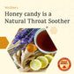 Wellbees 100% Pure Honey Candy - No Additives - Healthy - Single Ingredient - Paleo Friendly And SCD Approved - Natural Cough D