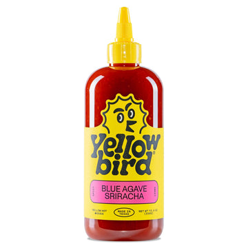 Yellowbird Blue Agave Sriracha Hot Sauce - Jalapeno & Garlic - Plant-Based, Gluten Free - 19.6 oz