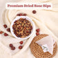 FullChea Rose Hips Tea Bags - 50 Count, Non-GMO, Caffeine-free, Supports Digestion & Immunity