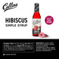 Collins Hibiscus Simple Syrup, 12.7 Fl Oz, Red, Plastic, Model 11828, Perfect for Cocktails and Beverages