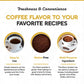 Fanale Premium Coffee Bubble Tea Flavoring Powder For Boba Tea| Perfect For Baking, Smoothies, Desserts And Drinks | Instant Bob