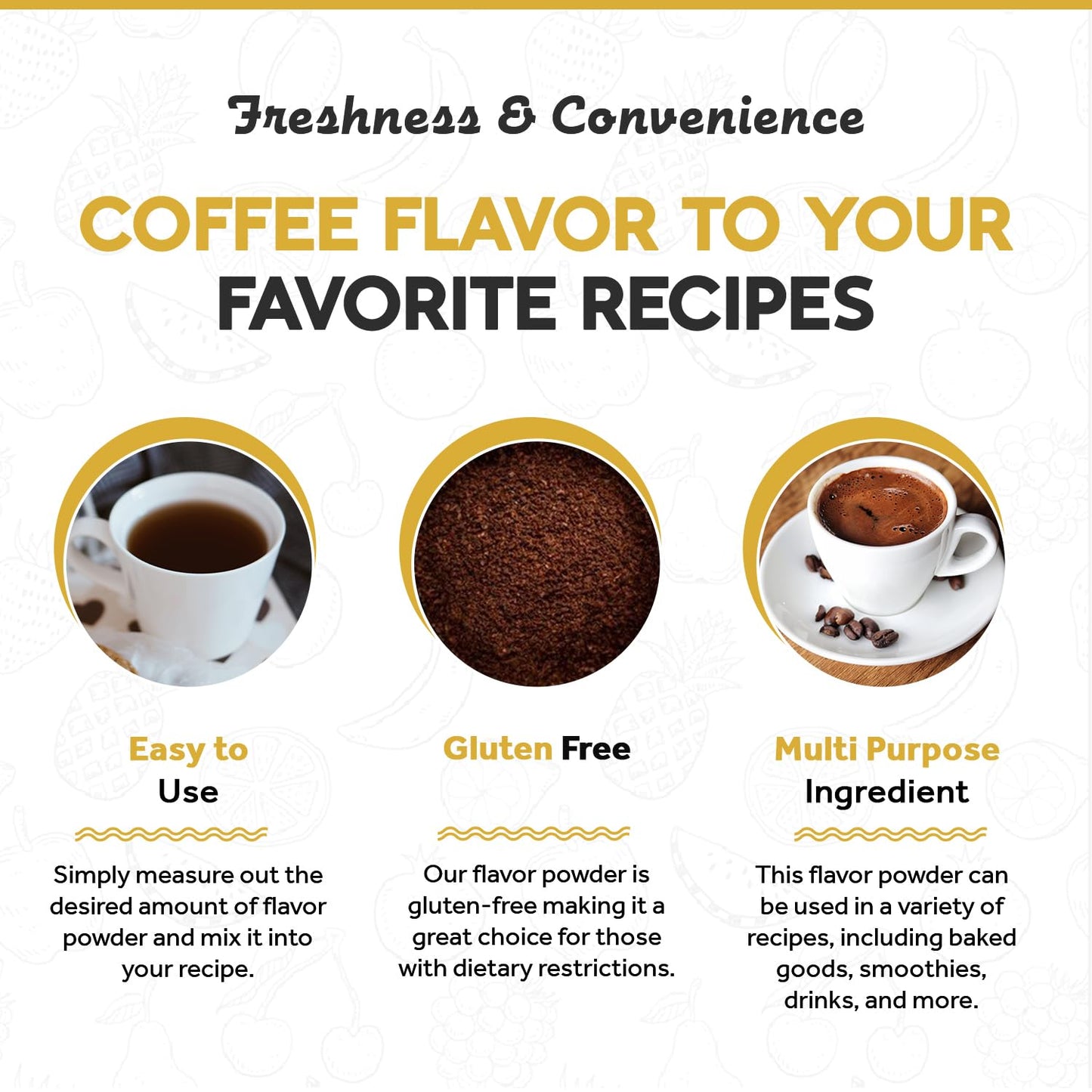 Fanale Premium Coffee Bubble Tea Flavoring Powder For Boba Tea| Perfect For Baking, Smoothies, Desserts And Drinks | Instant Bob